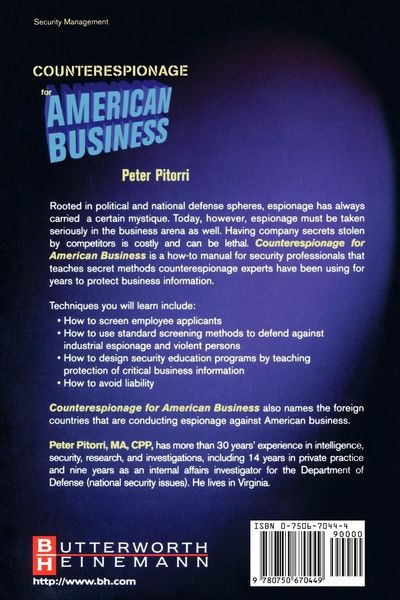 Produktbild: Counterespionage for American Business
