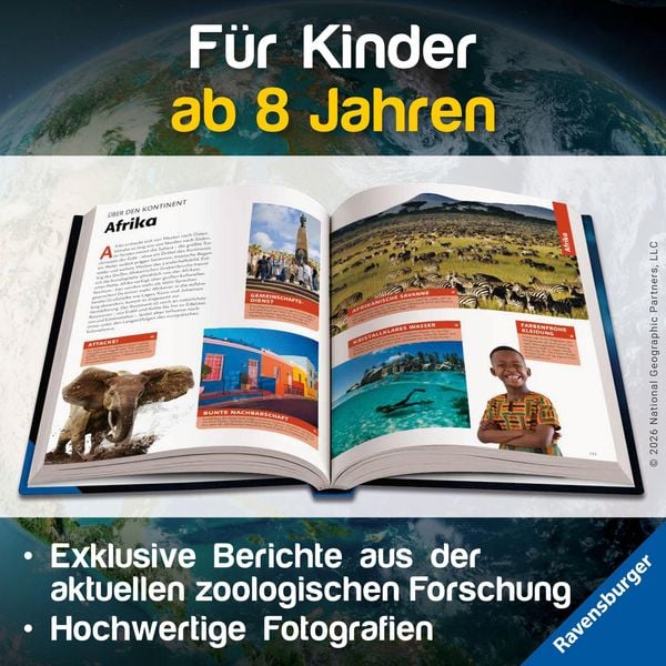 Produktbild: National Geographic Kids Weltatlas - Fremde Kulturen, gro&szlig;artige Naturwunder und wilde Tiere entdecken: Kinderatlas f&uuml;r Kids ab 8 Jahren