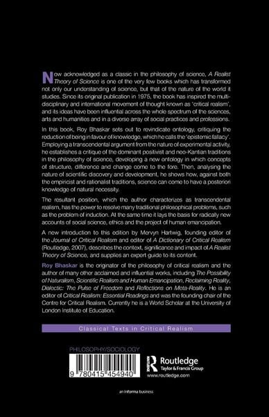 Produktbild: A Realist Theory of Science