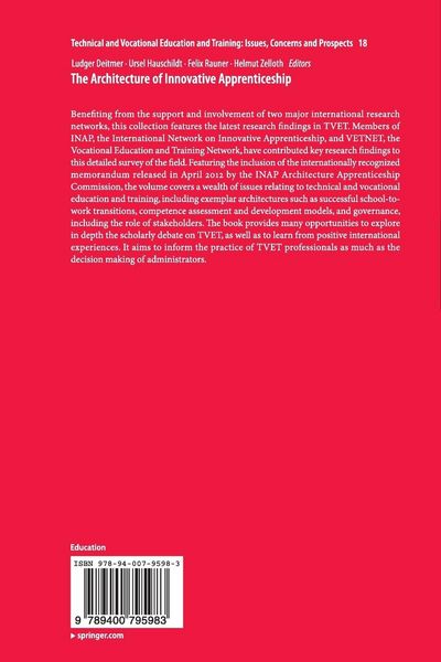 Produktbild: The Architecture of Innovative Apprenticeship
