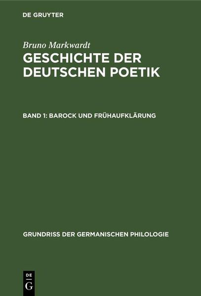 Produktbild: Barock und Fr&uuml;haufkl&auml;rung