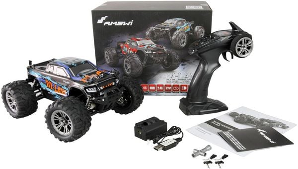 Produktbild: AMEWI M-Land Monstertruck 48km/h 4WD 1:16 RTR blau