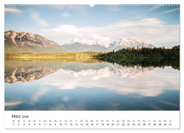 Produktbild: Berge und Seen - Die Perlen der Natur (Wandkalender 2026 DIN A2 quer), CALVENDO Monatskalender