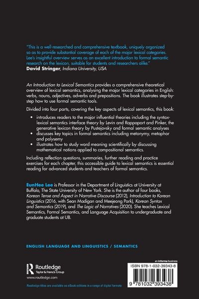 Produktbild: An Introduction to Lexical Semantics