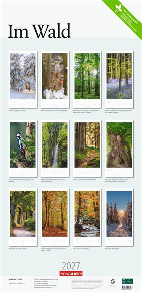 Produktbild: Im Wald Kalender 2027