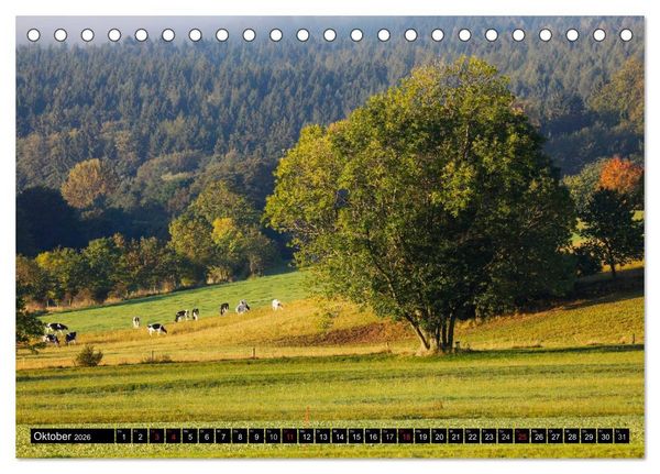 Produktbild: Sch&ouml;ne Landschaften der Oberlausitz (Tischkalender 2026 DIN A5 quer), CALVENDO Monatskalender