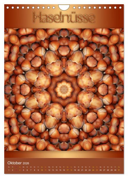 Produktbild: Kulinarische Mandalas (Wandkalender 2026 DIN A4 hoch), CALVENDO Monatskalender