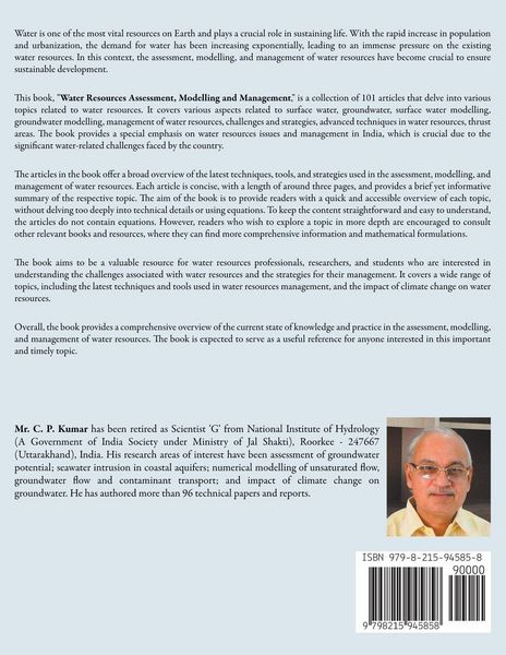 Produktbild: Water Resources Assessment, Modelling and Management