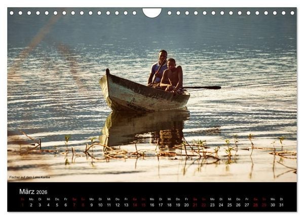Produktbild: SAMBIA IM HERZEN AFRIKAS (Wandkalender 2026 DIN A4 quer), CALVENDO Monatskalender