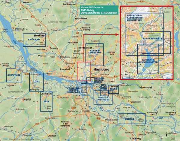 Produktbild: SUP-Guide Hamburg & Umland