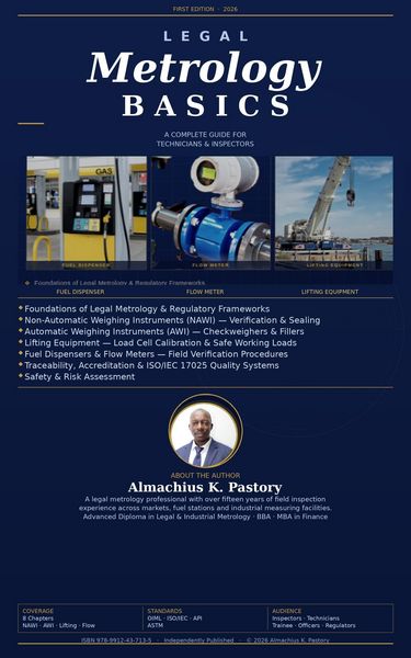 Produktbild: LEGAL METROLOGY BASICS: A Complete Guide for Technicians and Inspectors