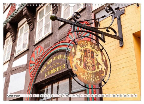 Produktbild: Ein Blick auf Osterode am Harz in Farbe (Wandkalender 2027 DIN A3 quer), CALVENDO Monatskalender