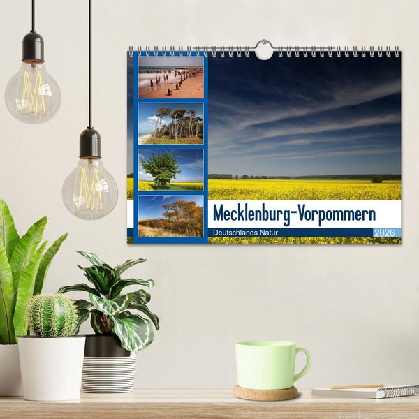 Produktbild: Mecklenburg-Vorpommern (Wandkalender 2026 DIN A4 quer), CALVENDO Monatskalender