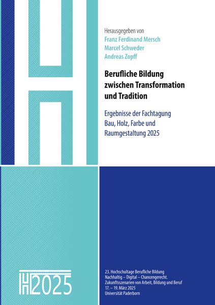 Produktbild: Berufliche Bildung zwischen Transformation und Tradition