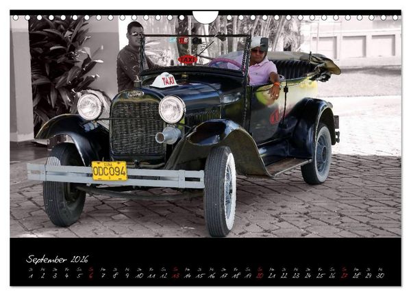 Produktbild: Kuba und die Oldtimer (Wandkalender 2026 DIN A4 quer), CALVENDO Monatskalender
