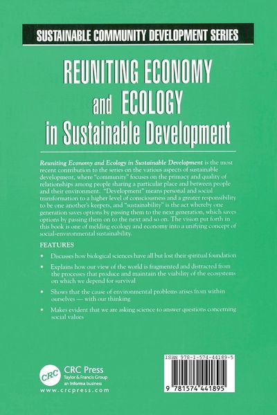 Produktbild: Reuniting Economy and Ecology in Sustainable Development