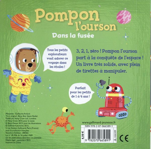 Produktbild: Pompon l'ourson. Dans la fus&eacute;e