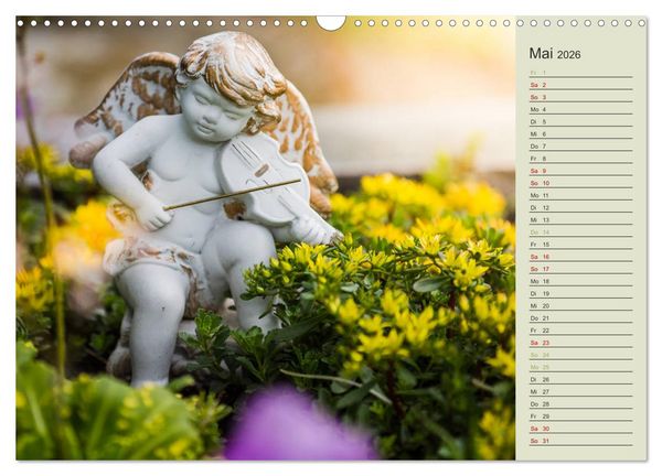 Produktbild: Engel - Begleiter f&uuml;r jeden Tag (Wandkalender 2026 DIN A3 quer), CALVENDO Monatskalender