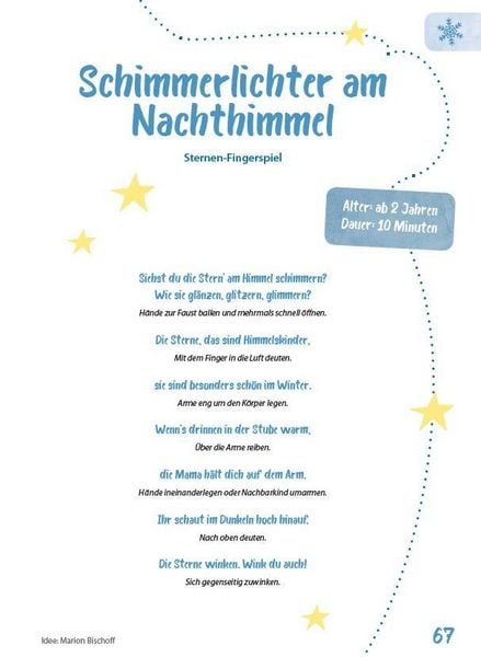 Produktbild: Das Krippen-Jahreszeitenbuch: Fingerspiele