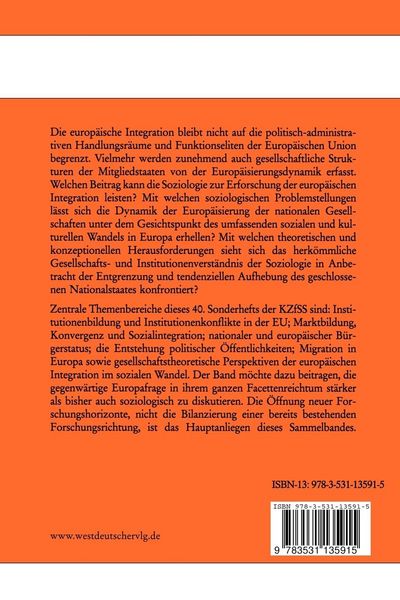 Produktbild: Die Europ&auml;isierung Nationaler Gesellschaften