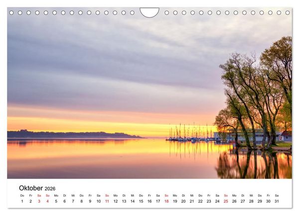 Produktbild: Traumhafter Chiemsee - eine kalendarische Reise (Wandkalender 2026 DIN A4 quer), CALVENDO Monatskalender