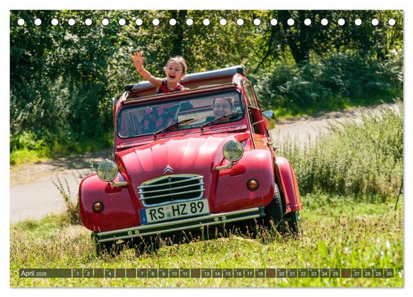 Produktbild: Citro&euml;n 2 CV - Zum Kippen zu schade (Tischkalender 2026 DIN A5 quer), CALVENDO Monatskalender