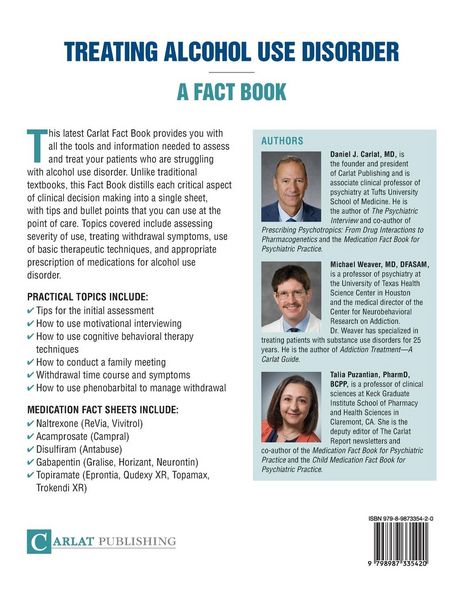 Produktbild: Alcohol Use Disorder-A Fact Book