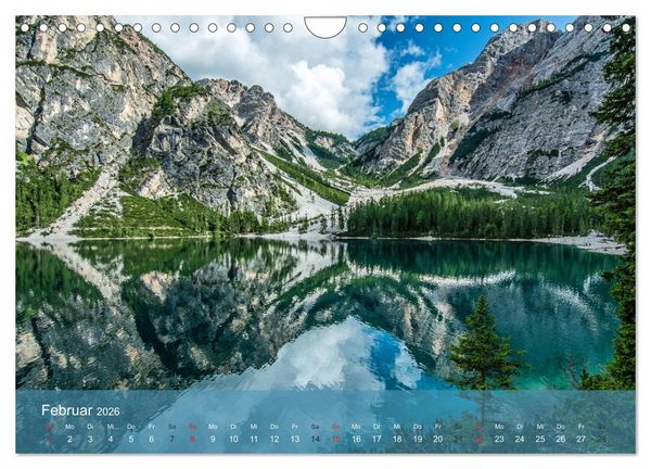 Produktbild: Dolomiten - Bezaubernde Giganten (Wandkalender 2026 DIN A4 quer), CALVENDO Monatskalender