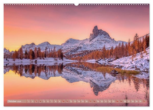 Produktbild: Bergstille - Landschaften, die ber&uuml;hren (Wandkalender 2026 DIN A2 quer), CALVENDO Monatskalender