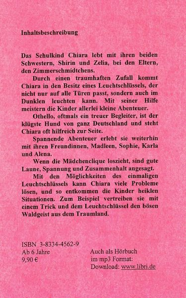 Produktbild: Chiara - und der geheimnisvolle Leuchtschl&uuml;ssel