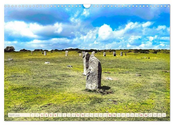 Produktbild: S&uuml;dengland - Mystische Steinkreise und Dartmoor (Wandkalender 2026 DIN A3 quer), CALVENDO Monatskalender