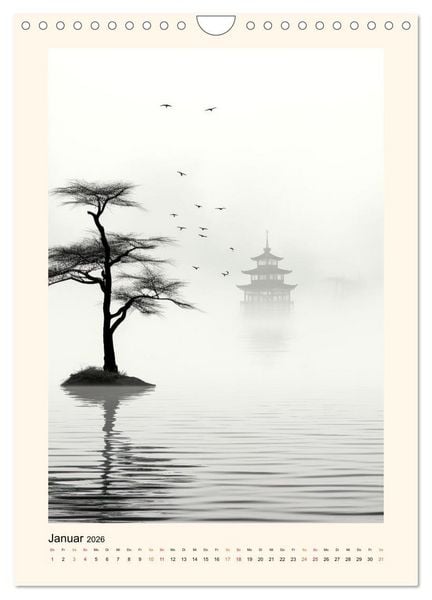 Produktbild: Japan - Kunst und Tradition (Wandkalender 2026 DIN A4 hoch), CALVENDO Monatskalender
