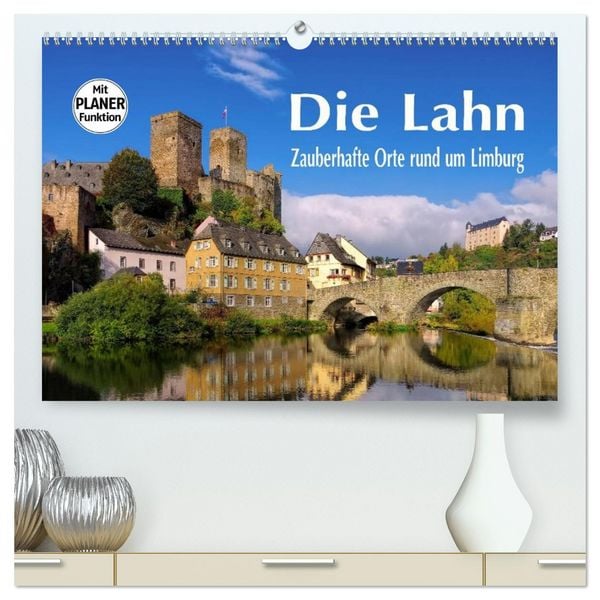Produktbild: Die Lahn - Zauberhafte Orte rund um Limburg (hochwertiger Premium Wandkalender 2026 DIN A2 quer), Kunstdruck in Hochglanz