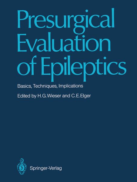 Produktbild: Presurgical Evaluation of Epileptics