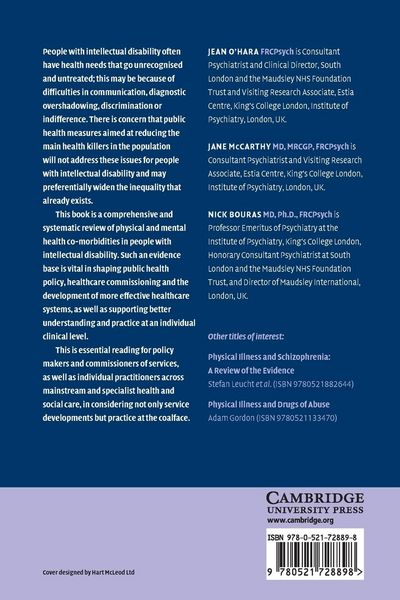 Produktbild: Intellectual Disability and Ill Health