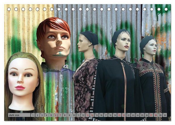 Produktbild: Schaufensterpuppen aus aller Welt (Tischkalender 2026 DIN A5 quer), CALVENDO Monatskalender