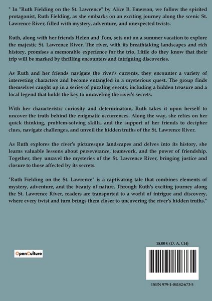Produktbild: Ruth Fielding on the St. Lawrence