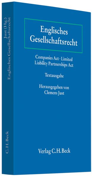 Englisches Gesellschaftsrecht, Taschenbuch von Clemens Just, C.H. Beck, 9783406552083