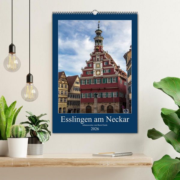 Produktbild: Esslingen am Neckar - Sehenswertes (Wandkalender 2026 DIN A2 hoch), CALVENDO Monatskalender