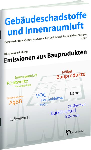 Produktbild: Geb&auml;udeschadstoffe und Innenraumluft: Emissionen aus Bauprodukten
