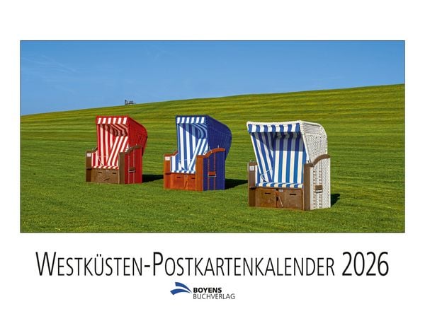 Produktbild: Westküsten-Postkartenkalender 2026