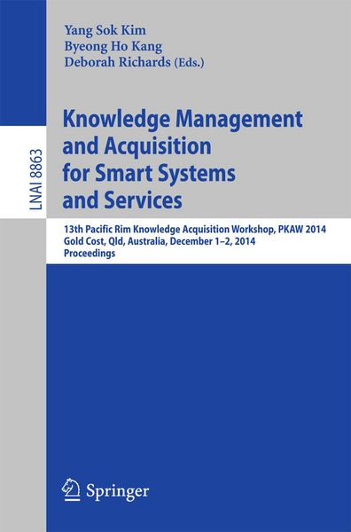 Produktbild: Knowledge Management and Acquisition for Smart Systems and Services