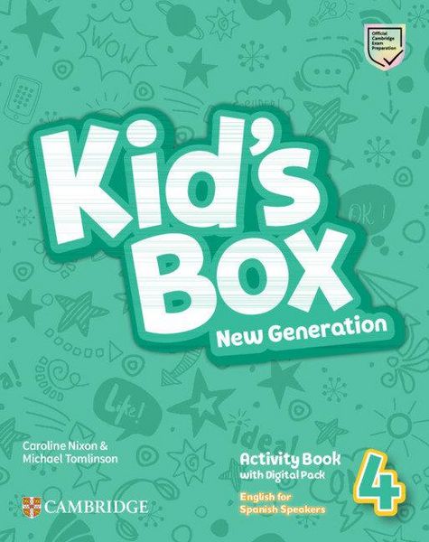 Produktbild: Kid's Box New Generation Level 4 Activity Book with Home Booklet and Digital Pack English for Spanish Speakers