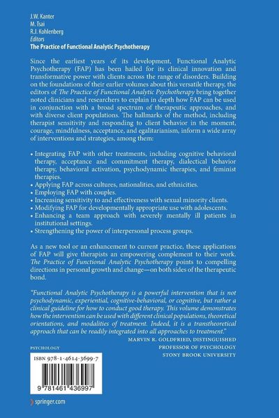 Produktbild: The Practice of Functional Analytic Psychotherapy