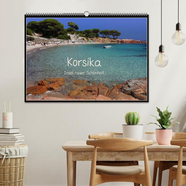 Produktbild: Korsika - Insel rauer Sch&ouml;nheit (Wandkalender 2026 DIN A2 quer), CALVENDO Monatskalender
