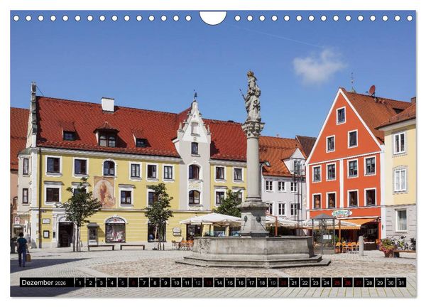 Produktbild: Das Allg&auml;u - Seine malerischen Altst&auml;dte (Wandkalender 2026 DIN A4 quer), CALVENDO Monatskalender