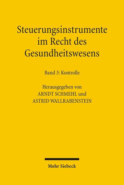 Produktbild: Steuerungsinstrumente im Recht des Gesundheitswesens