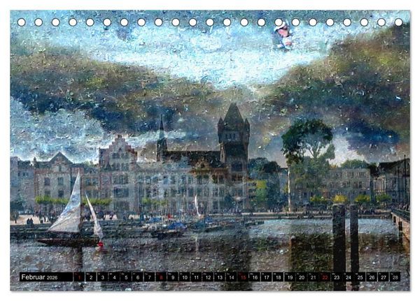 Produktbild: Illusionen in Texturen, Fotokunst (Tischkalender 2026 DIN A5 quer), CALVENDO Monatskalender