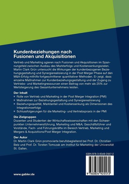 Produktbild: Kundenbeziehungen nach Fusionen und Akquisitionen