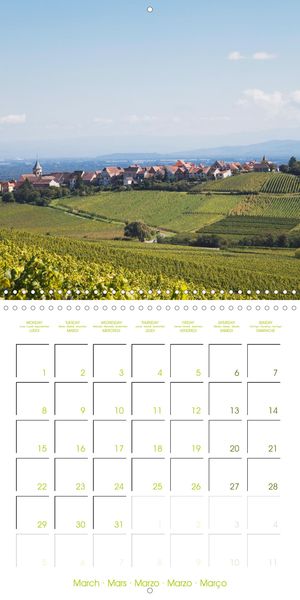 Produktbild: Wojciech, G: France Alsace - Charming Wine Region (Wall Cale